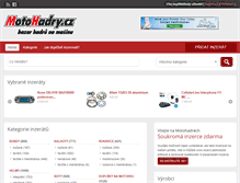 Tablet Screenshot of motohadry.cz